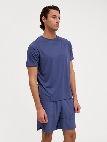 Hummel Functioneel shirt 'Court' in Blauw: voorkant