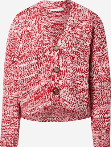 OUI Knit Cardigan in Red: front
