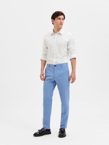 Regular Pantalon à plis 'Oasis' SELECTED HOMME en bleu