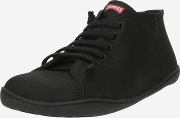 CAMPER Спортивная обувь на шнуровке 'Peu Cami' в Черный: спереди
