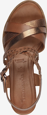 TAMARIS Strap Sandals in Brown