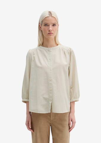 Marc O'Polo Bluse in Beige: Vorderseite