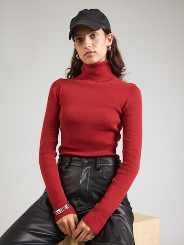 Pull-over Calvin Klein Jeans en rouge : devant