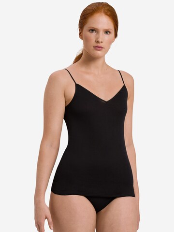 Hanro Undershirt 'Cotton Seamless' in Black