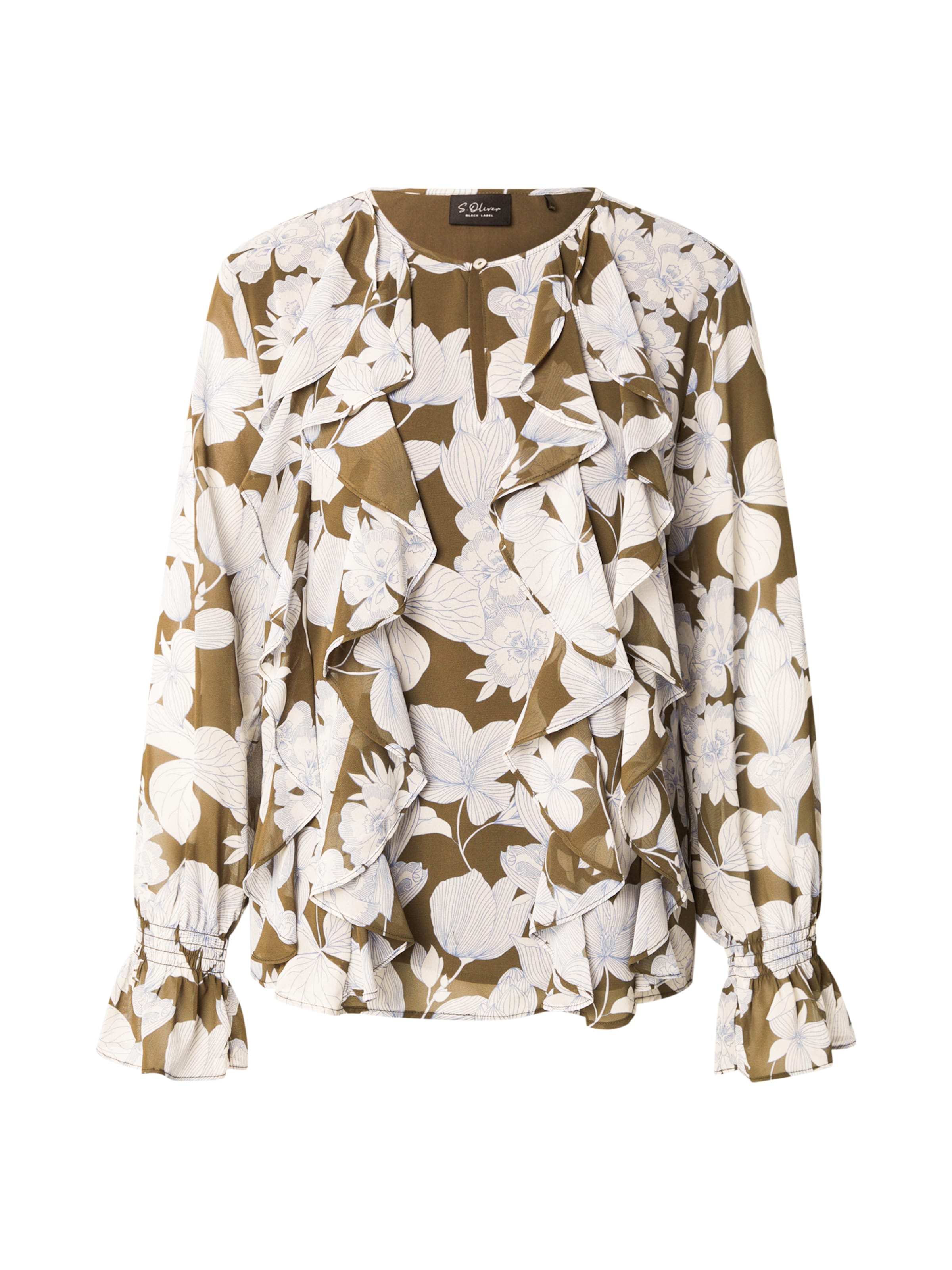 s.Oliver BLACK LABEL Blouse in Green: front