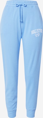 Tapered Pantaloni di HOLLISTER in blu: frontale