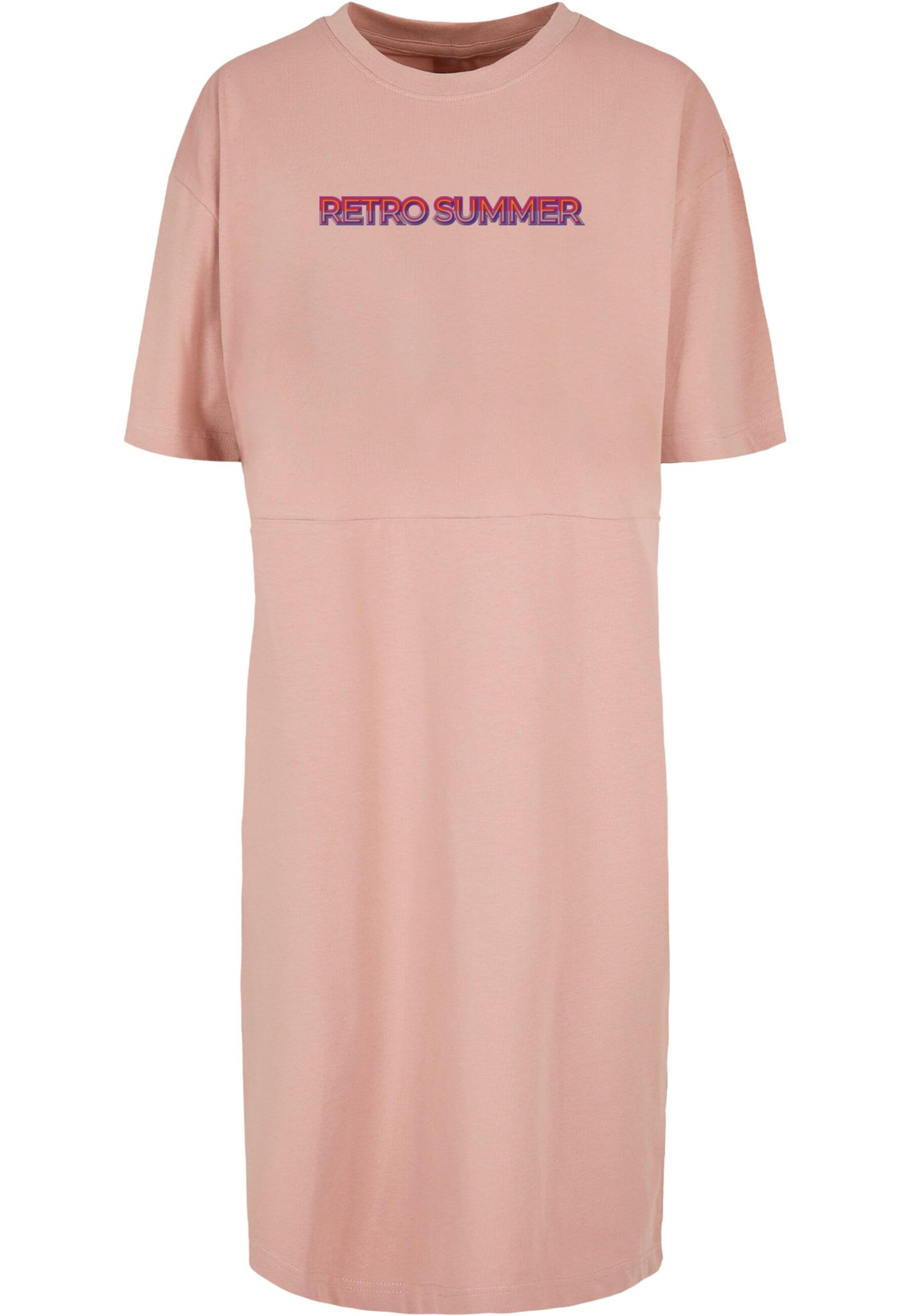 Merchcode Kleid 'Summer - Retro' in Pink: Vorderseite