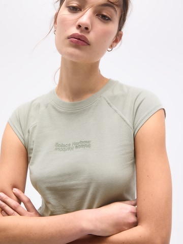 T-shirt Pull&Bear en vert