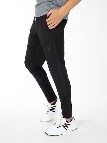 Regular Pantalon de sport Spyder en noir