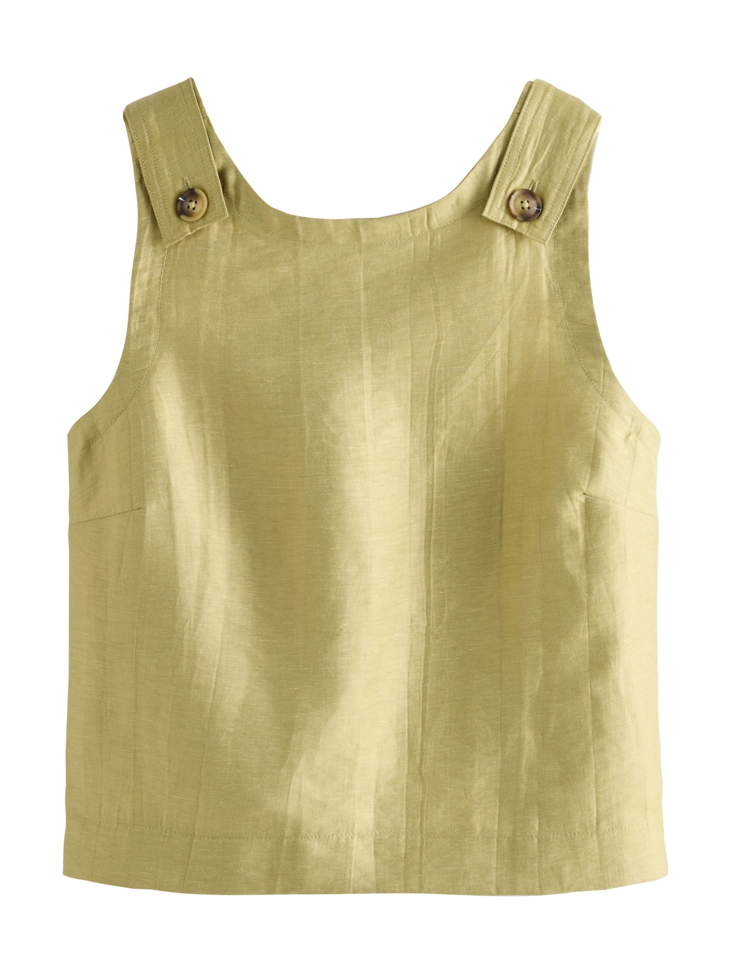 Next Bluse 'Premium' in oliv, Produktansicht