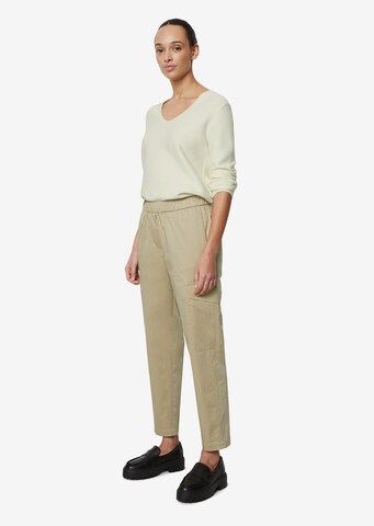 Marc O'Polo Tapered Cargobroek in Beige