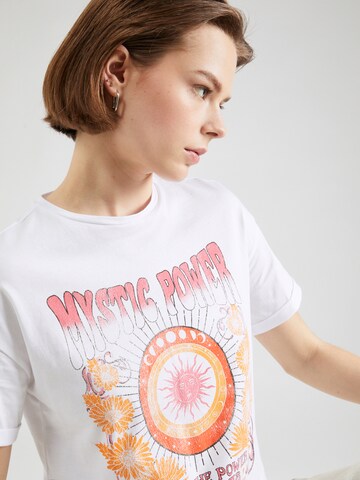 T-shirt 'BRANDY' Noisy may en blanc