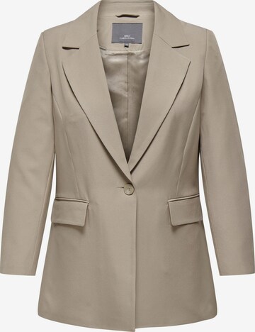 Blazer ONLY Carmakoma en beige : devant