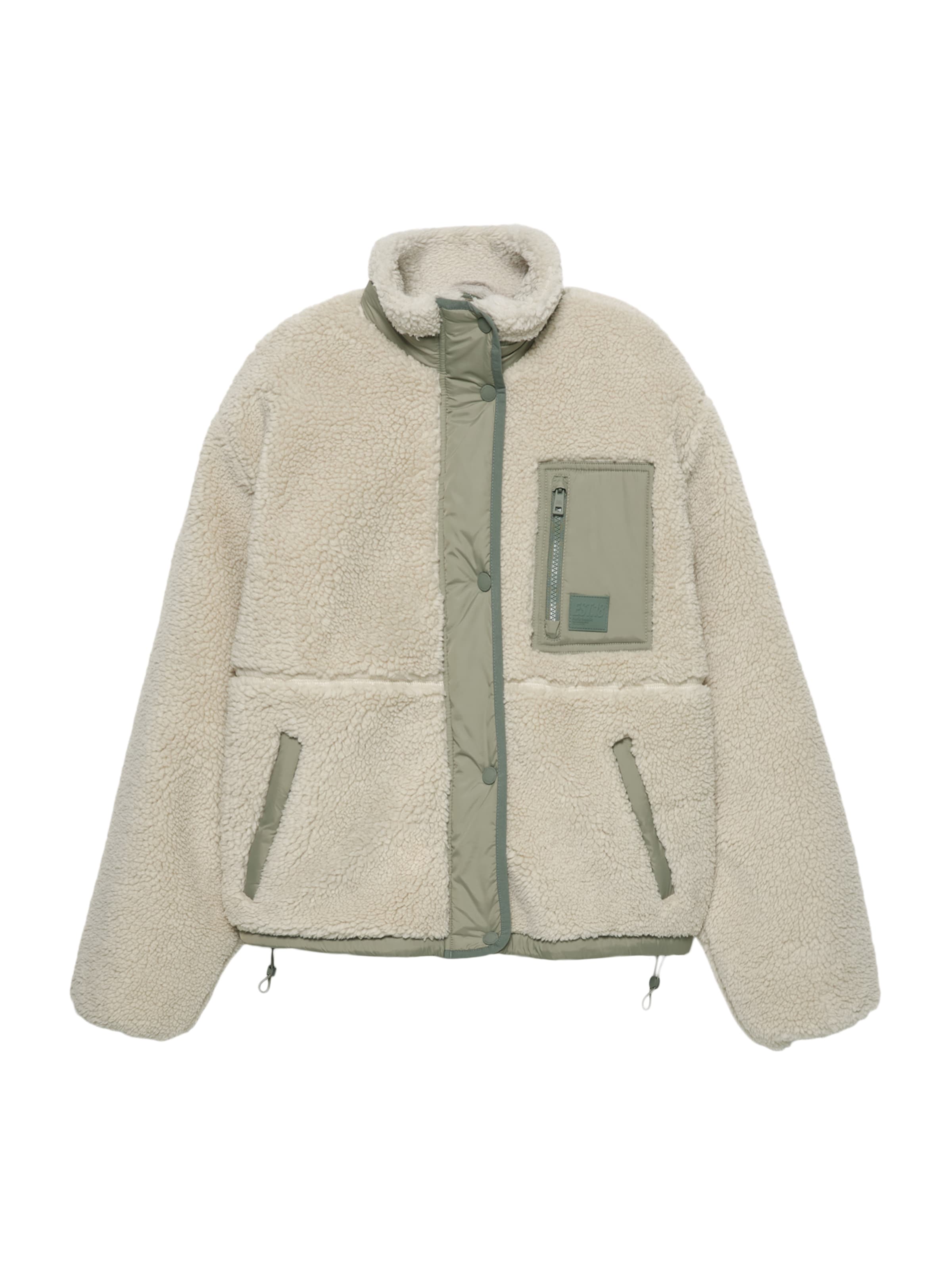 Pull&amp;Bear Tussenjas in Beige: voorkant