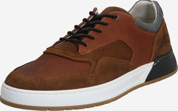 BULLBOXER Sneakers laag in Bruin: voorkant