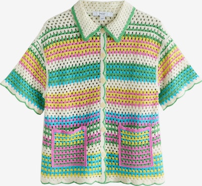 Kardiganas iš Next, spalva – gelsvai pilka spalva / žalia / oranžinė / šviesiai rožinė, Prekių apžvalga