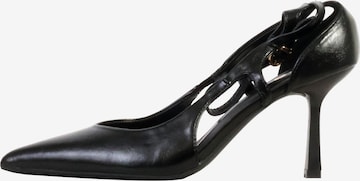 Super Mode Pumps in Schwarz: Vorderseite