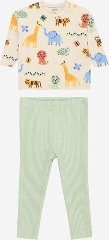 Lindex Set 'Jungle' in Beige: front