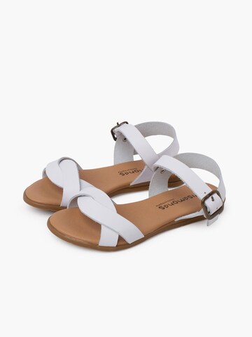 Sandalo di Pisamonas in bianco