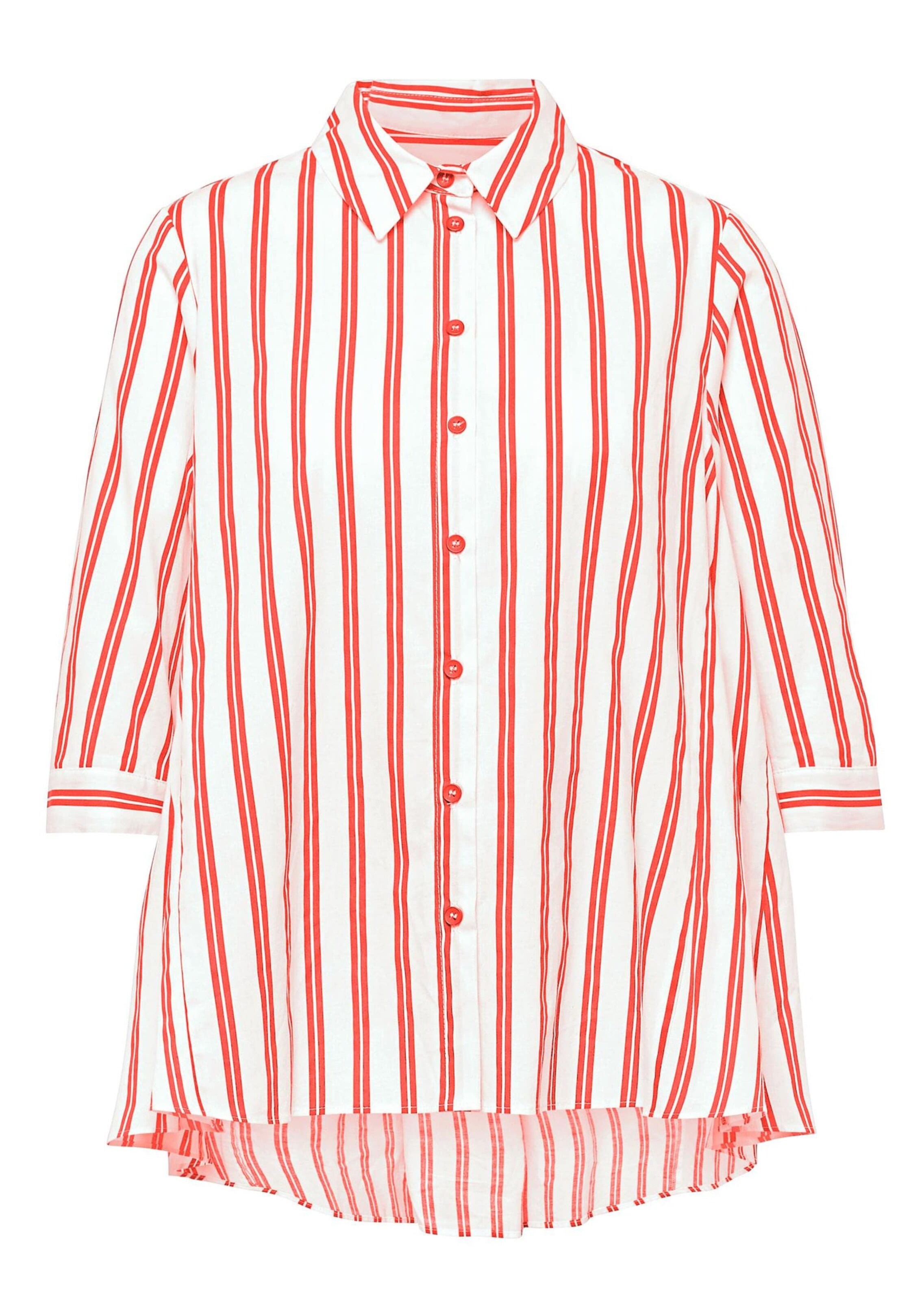 Goldner Bluse in Weiß: Vorderseite