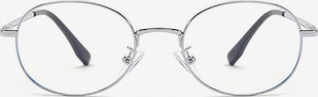 Lunettes 'Lennon' VEYREY en argent : devant