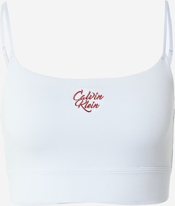 Calvin Klein Underwear Бюстие Сутиен в синьо: отпред