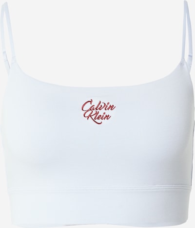 Liemenėlė iš Calvin Klein Underwear, spalva – šviesiai mėlyna / raudona, Prekių apžvalga