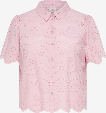 Camicia da donna 'CARValais' di ONLY Carmakoma in rosa: frontale