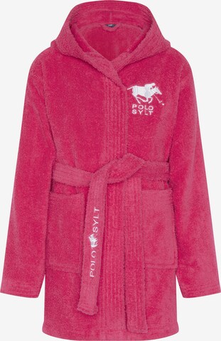 Polo Sylt Bathrobe in Pink: front