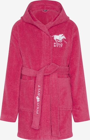 Polo Sylt Bathrobe in Pink: front