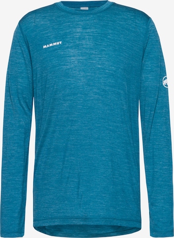 MAMMUT Performance Shirt in Blue: front