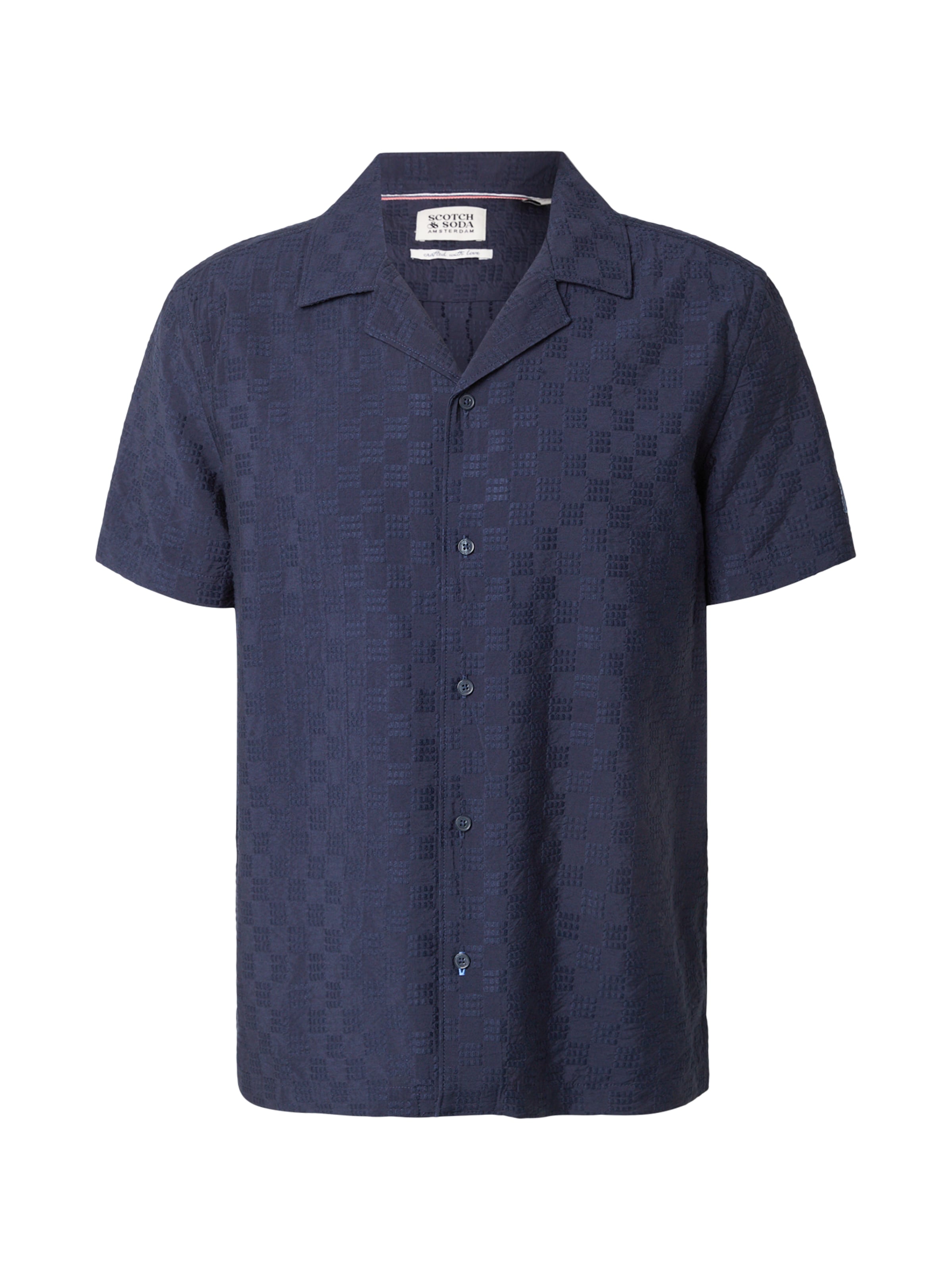 SCOTCH & SODA Regular fit Srajca | modra barva: sprednja stran