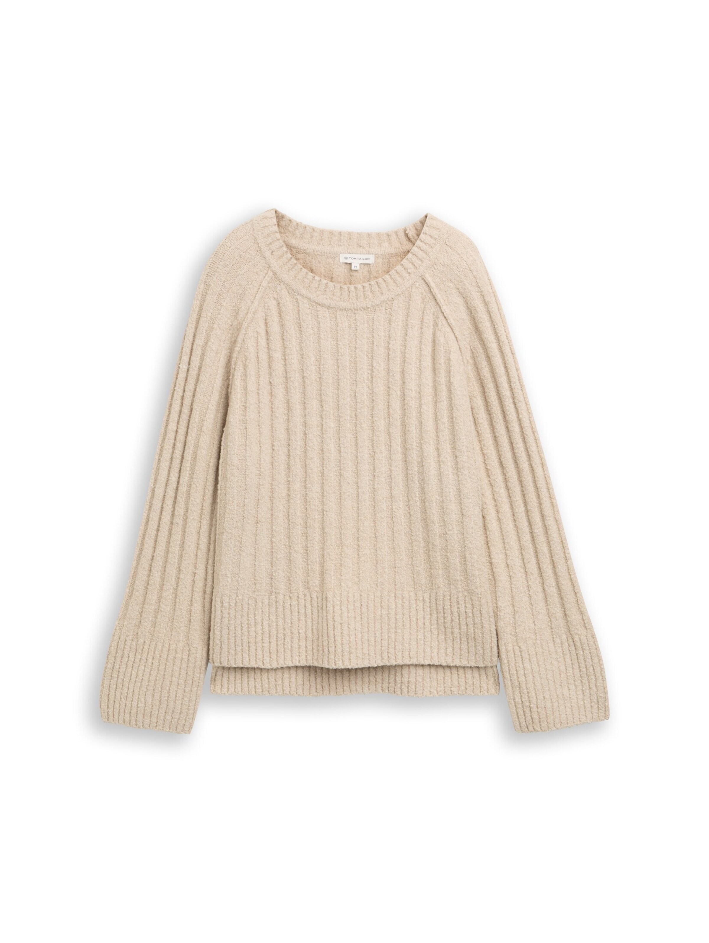 Pull-over TOM TAILOR en beige : devant