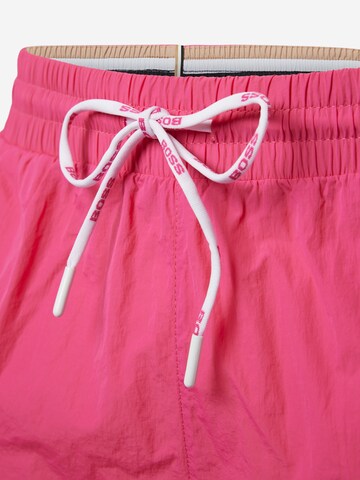 BOSS Black Board Shorts 'Mooneye' in Pink