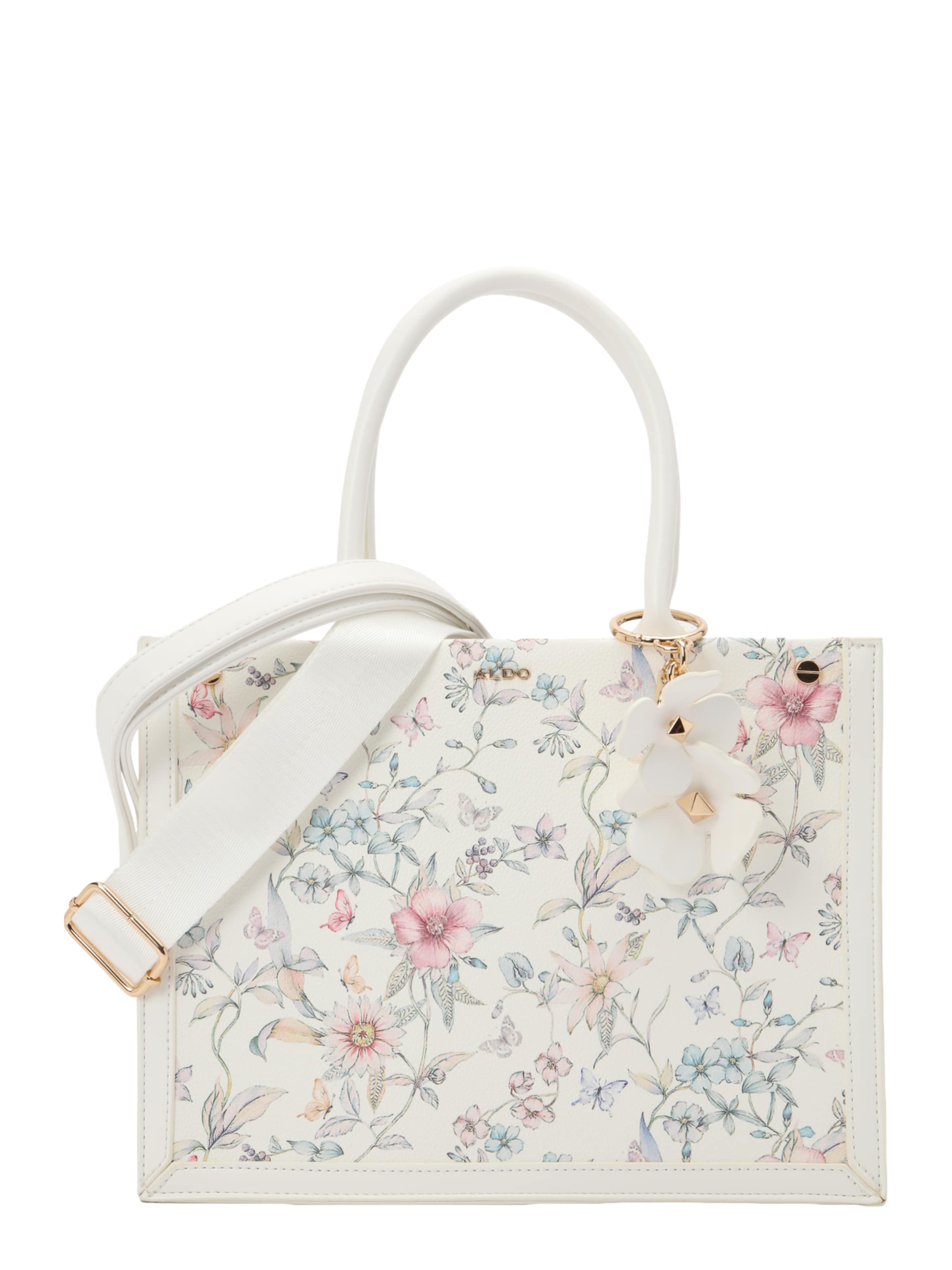 ALDO Τσάντα χειρός 'DASPIAS' σε λευκό: μπροστά
