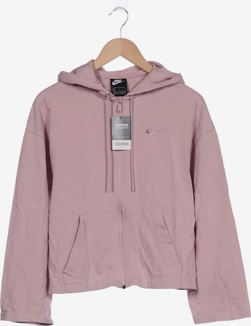 NIKE Kapuzenpullover M in Pink: predná strana