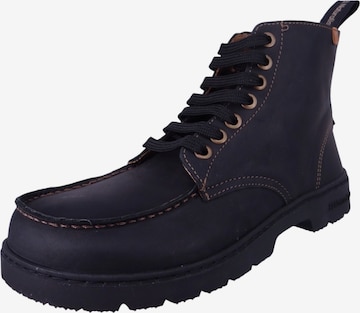 Bottines à lacets EL NATURALISTA en bleu : devant