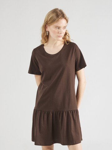 Robe 'Valance' Urban Classics en marron : devant