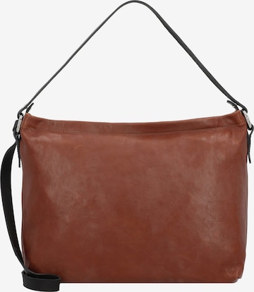 Harold's Schultertasche in Braun: Vorderseite