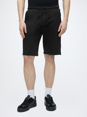 Karl Lagerfeld Regular Trousers in Black: front