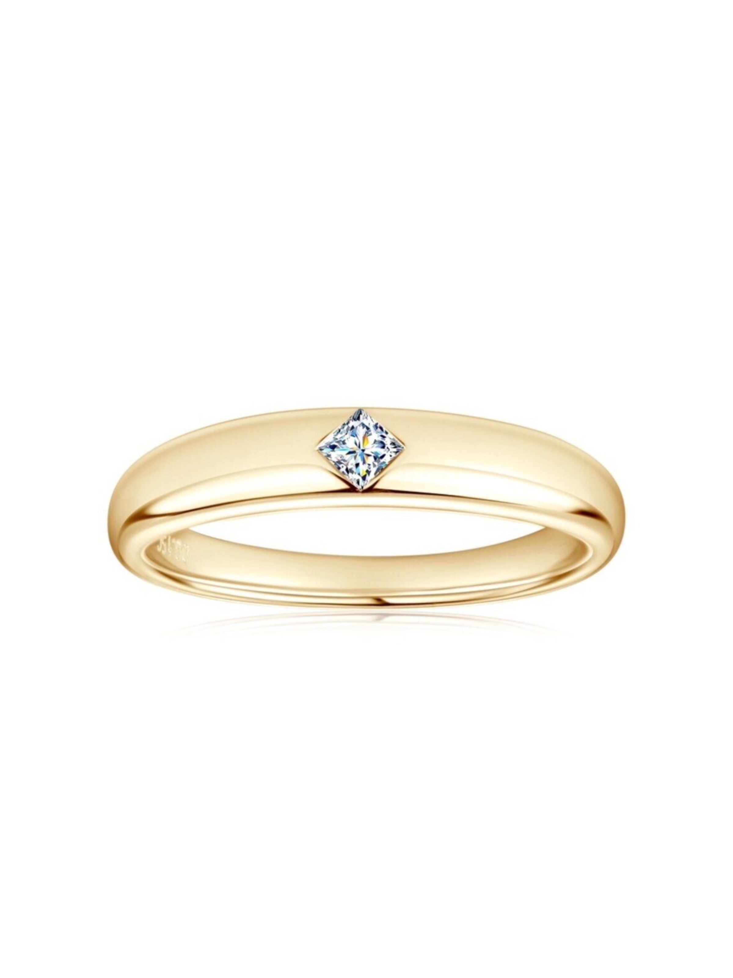 ROUGEMONT Jewellery Ring 'Moissanit' in Gold: front