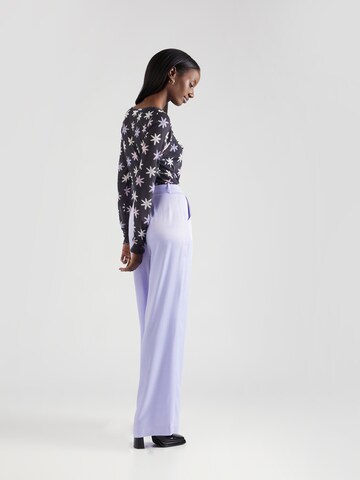 florence by mills exclusive for ABOUT YOU Loose fit Trousers 'Spontaneity' in Purple