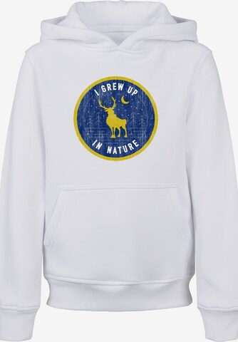 F4NT4STIC Sweatshirt 'Disney Frozen 2 Sven I Grew Up In Nature' in Wit: voorkant