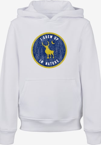 F4NT4STIC Sweatshirt 'Disney Frozen 2 Sven I Grew Up In Nature' in Weiß: predná strana