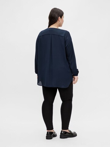 EVOKED Bluse in Blau