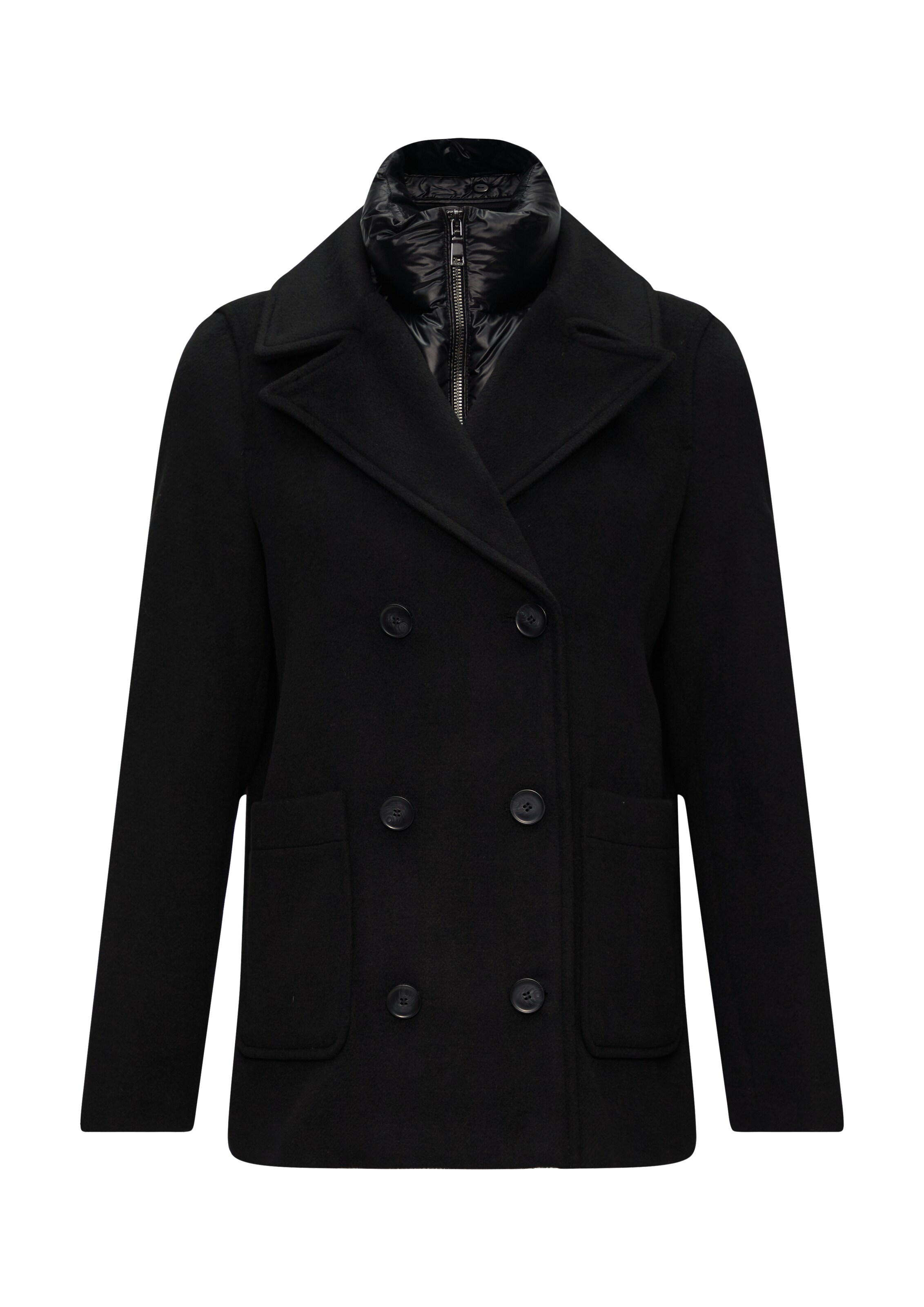 Veste mi-saison s.Oliver en noir : devant