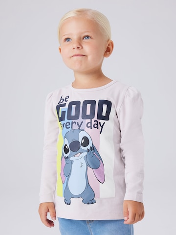 NAME IT - Camiseta 'NMFDIANA STITCH' en lila: frente