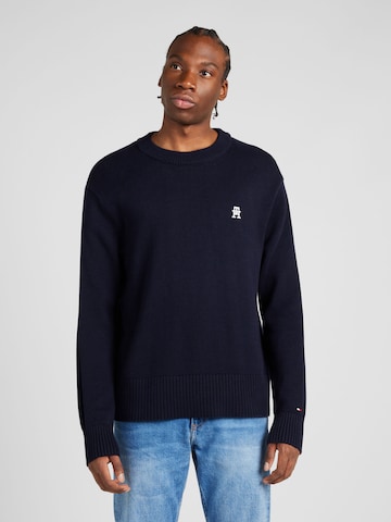 Pullover di TOMMY HILFIGER in blu: frontale