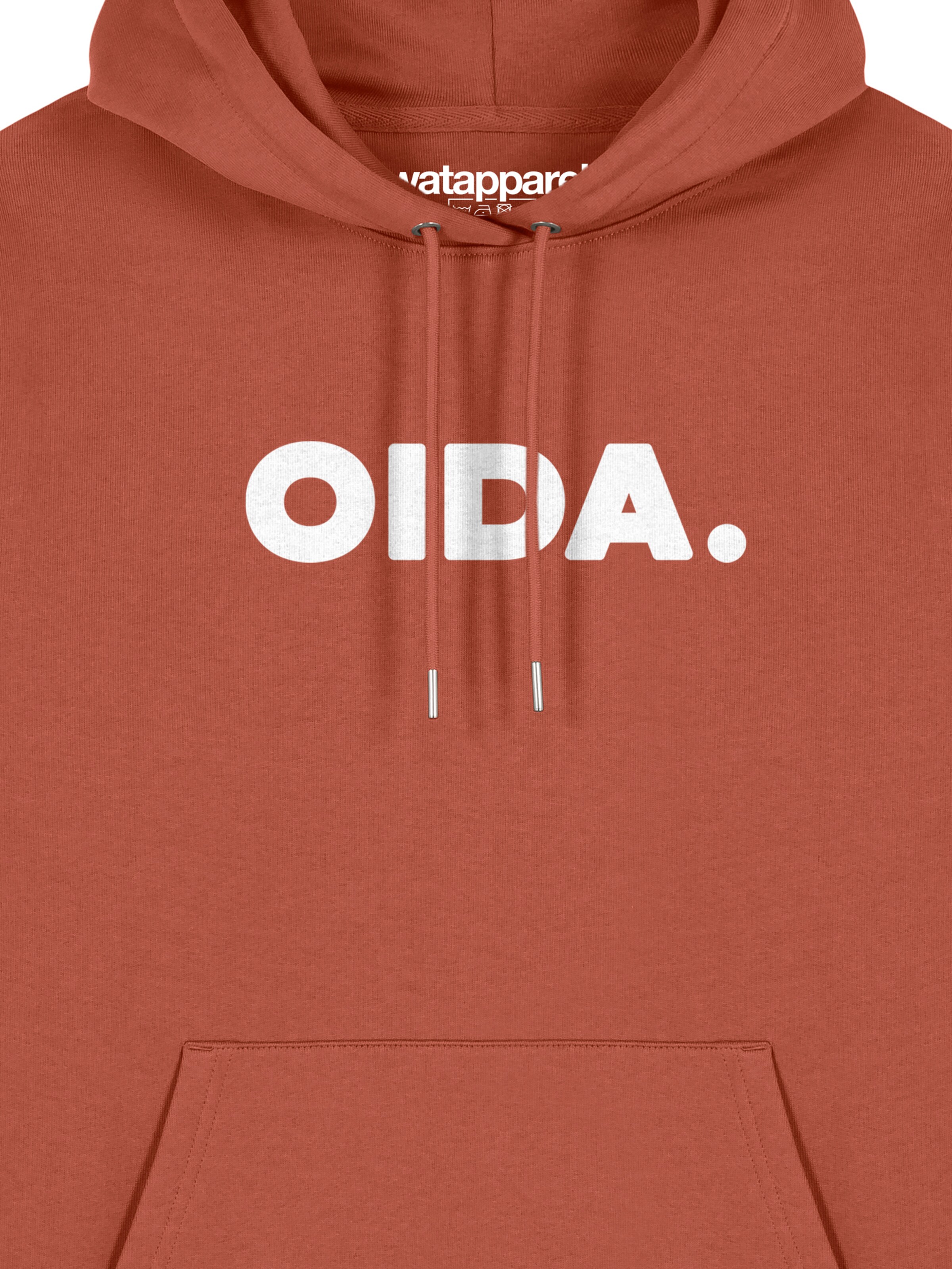 Watapparel Sweatshirt 'Oida' in Brown