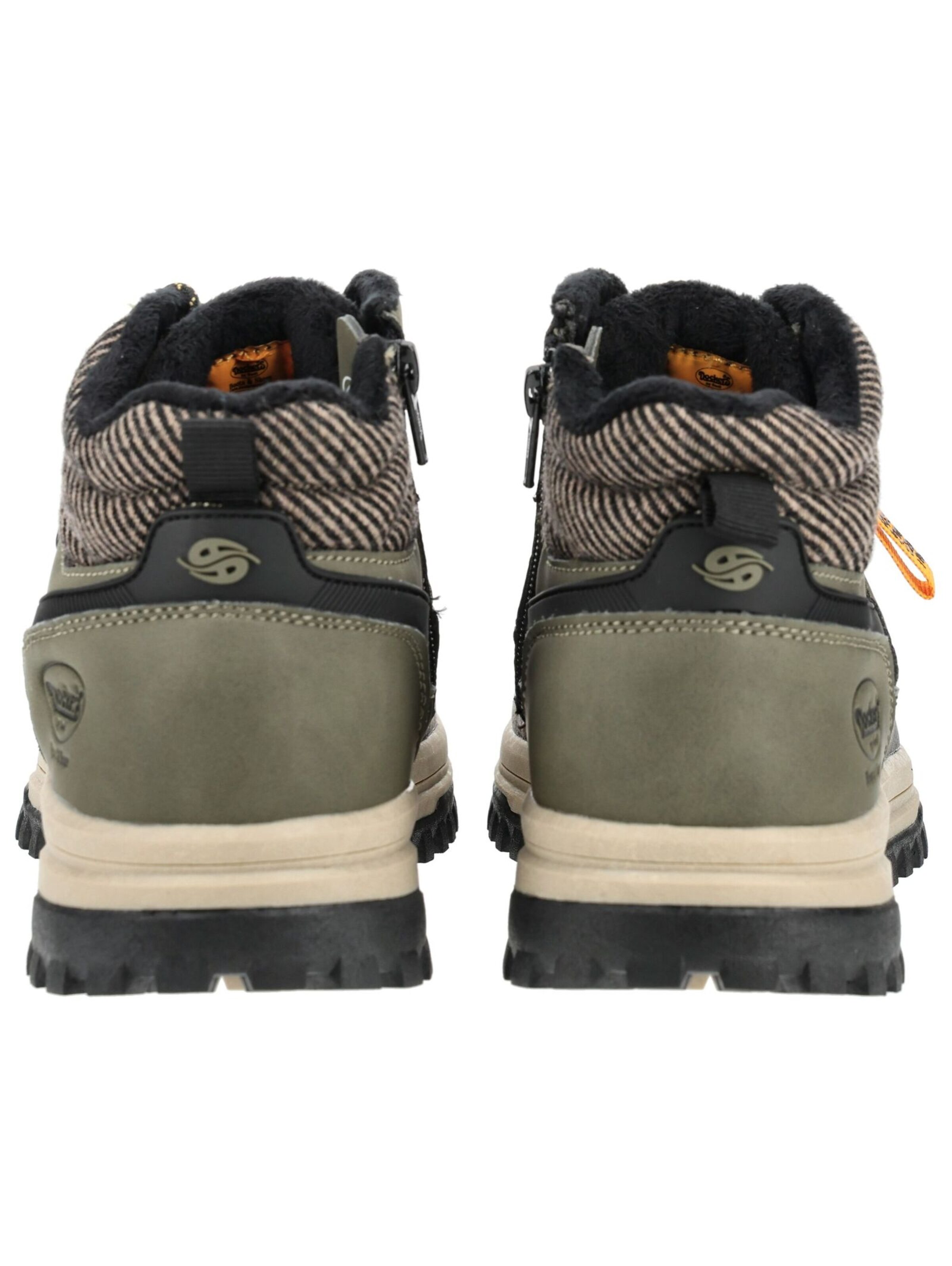 Bottines à lacets Dockers by Gerli en vert : derrière